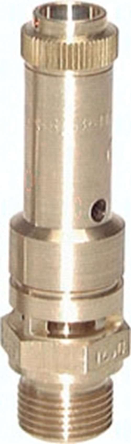 TÜV-Sicherheitsventil G 1/4'' ( DN8), 3,50 bar, Messing SV 14 8-3,5 MS