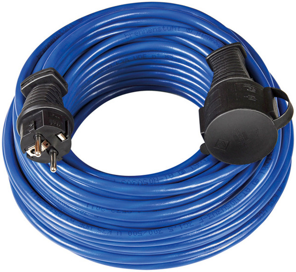 Brennenstuhl 1169820 Verl.-Kabel BREMAXX 25m blau  N05V3V3-F3G1,5 - Stecker u. Kupplung