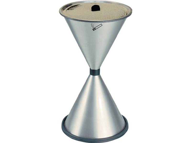 TKG 350037 Standascher  D405xH770mm neusilber Stahlblech