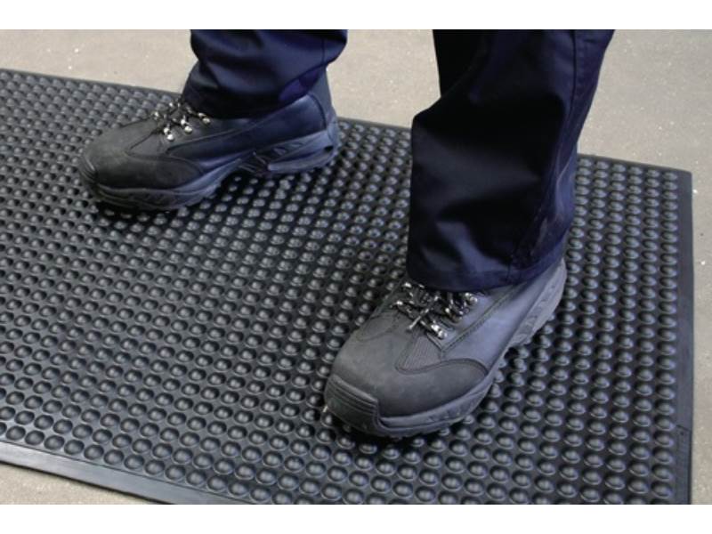 COBA SE010003 Arbeitsplatzbodenbelag  Fertigmatte L1200xB900xS15mm schwarz Polyu