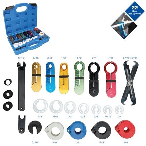 Brilliant Tools  BT531050 Leitungs-Entriegelungs-Werkzeug-Satz, 22-tlg.