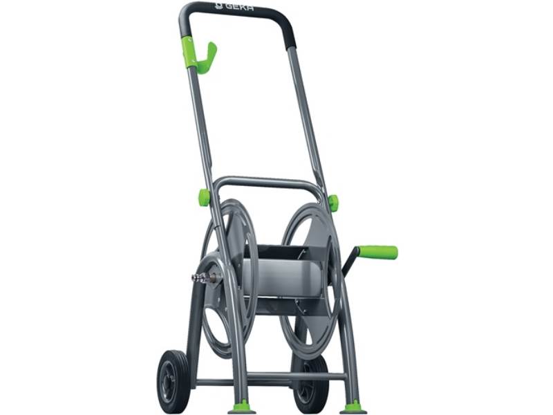 GEKA 4285019 Schlauchwagen P25 Anschlussgewinde 26,44 mm 3/4 Zoll pulverbeschich