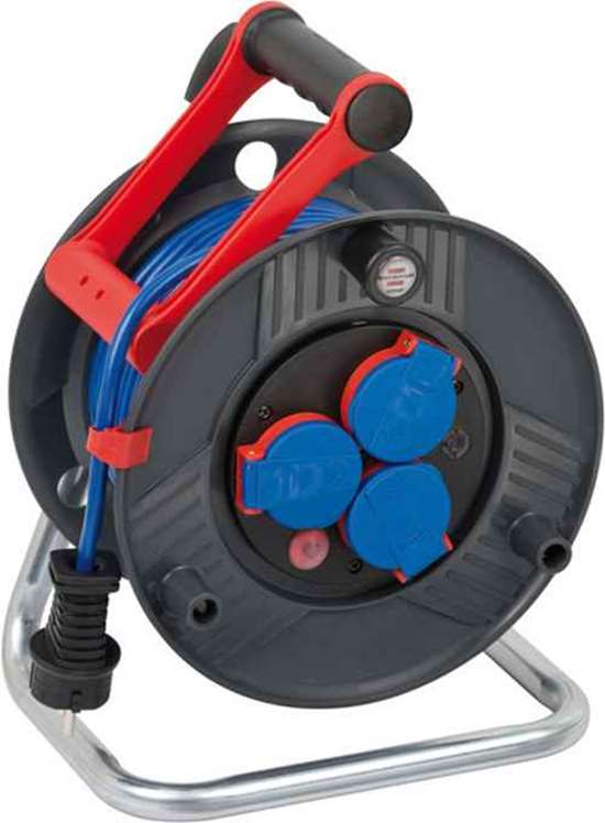 BRENNENSTUHL 1219850 Garant IP44 Kabeltrommel (25m, Spezialkunststoff