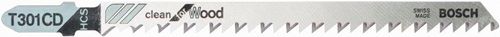 BOSCH 2608637590 Stichsägeblatt T 301 CD Gesamtlänge 117 mm Zahnteilung 3 mm HCS