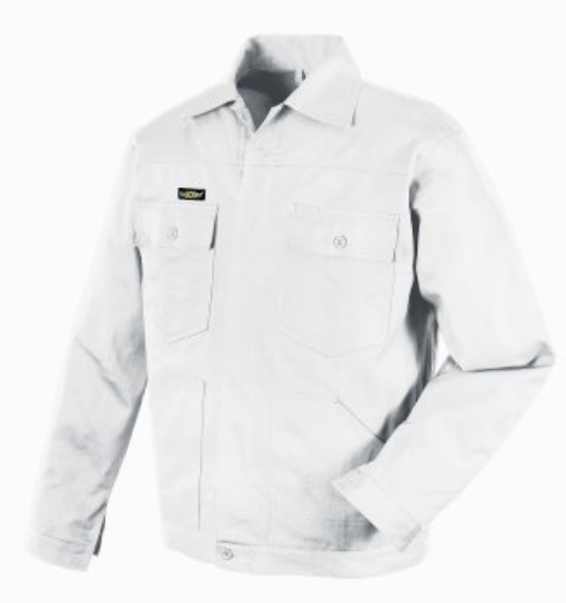 teXXor® Bundjacke (290 g/m²) weiß Öko-Tex Standard 100% Baumwolle 8014 Gr. L