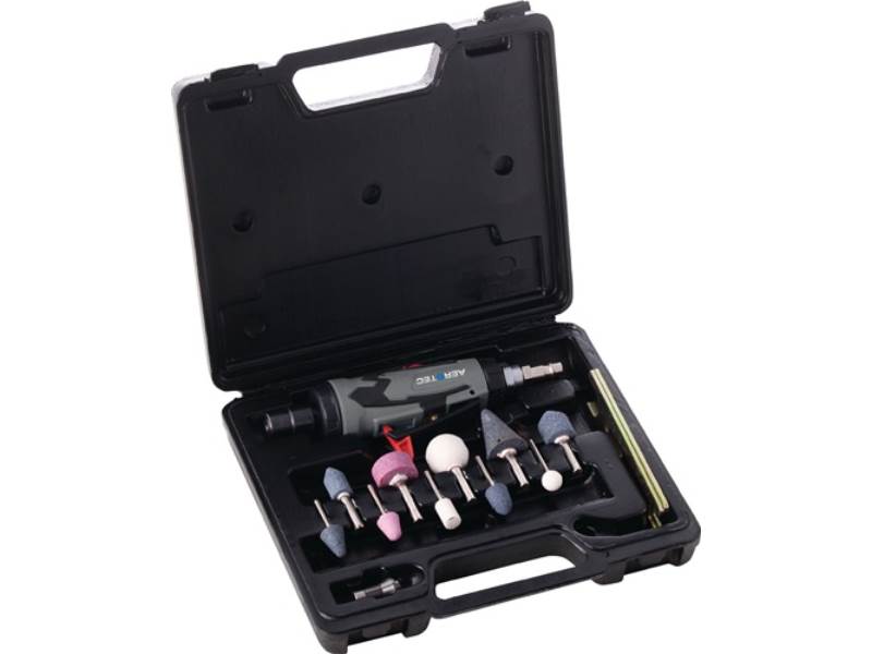 AEROTEC 200656 Druckluftstabschleifer-Set  25000 min-¹ 3 + 6 mm