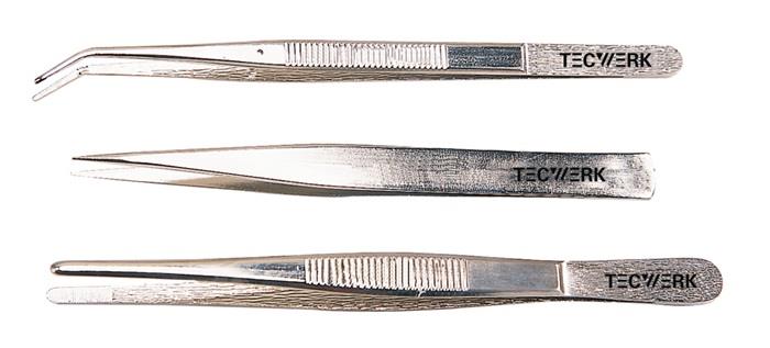 TECWERK  Pinzetten-Set  3 teilig