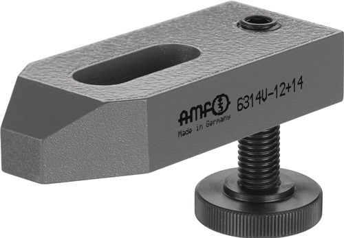 AMF 70821 Spanneisen Nr. 6314V für T-Nut 12 + 14 mm Spannhöhe 10 - 92 mm