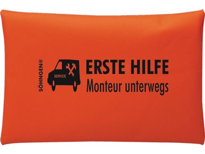 SÖHNGEN 0308023O Erste Hilfe Tasche Monteur unterwegs B210xH140ca.mm orange